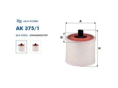 HAVA FİLTRESİ OPEL ASTRA K 15-