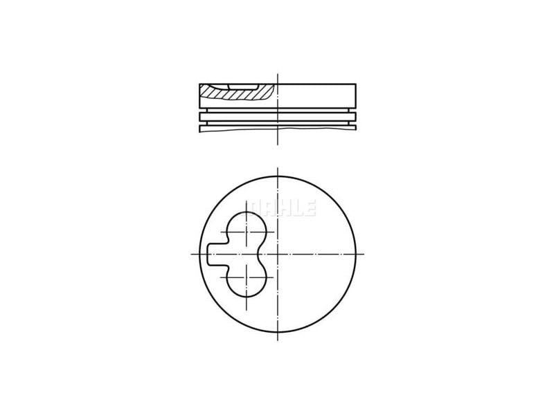 PISTON SEGMAN 050 92,51MM PEUGEOT BOXER2.5T DJ5T