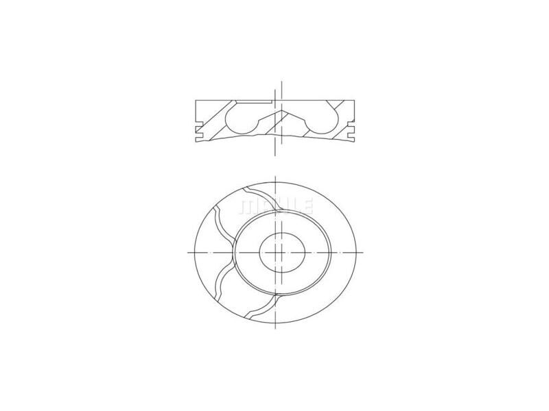 PISTON SEGMAN 0.50 92.50 MM PEUGEOT BOXER 2.5TD TH