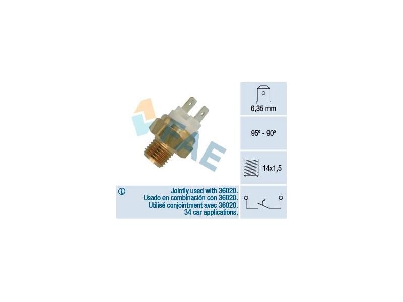 FAN MÜŞÜRÜ 90°-95° BMW E23 28 30 83-