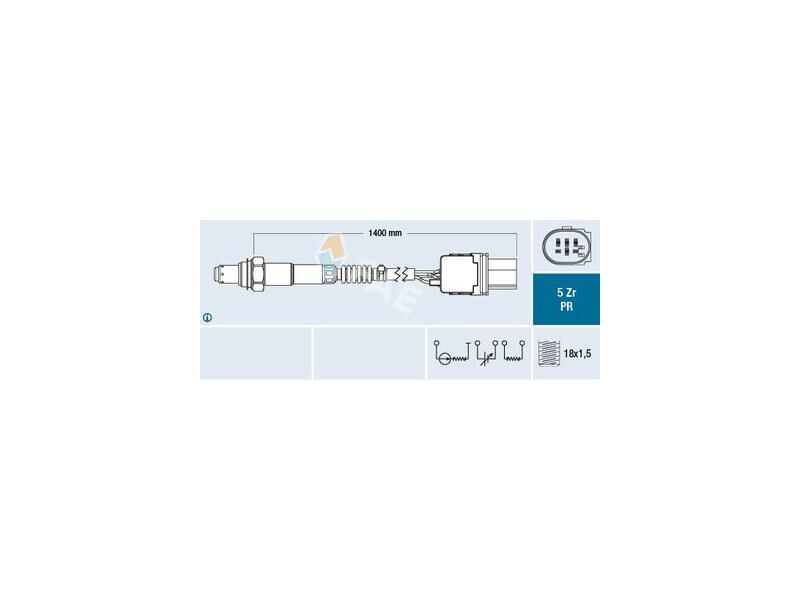 LAMBDA SENSÖRÜ BMW N52 54 55 04-