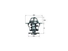TERMOSTAT 80°C VAG 80 100 GO1 PAS T3 73-93
