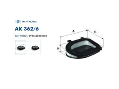 HAVA FİLTRESİ BMW E70 71 72 F15 25 85 08-